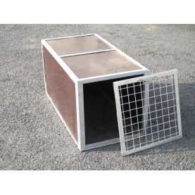 Cage de transport pour chien avec grille de face