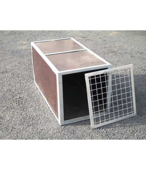 Cage de transport pour chien avec grille de face