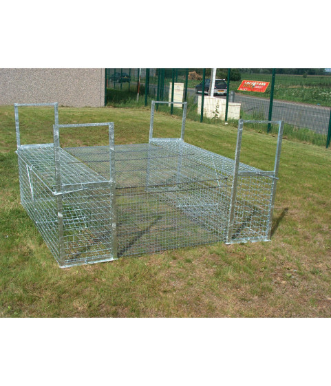 Cage piege 37x75x34 cm Gaun - Chemin des Poulaillers