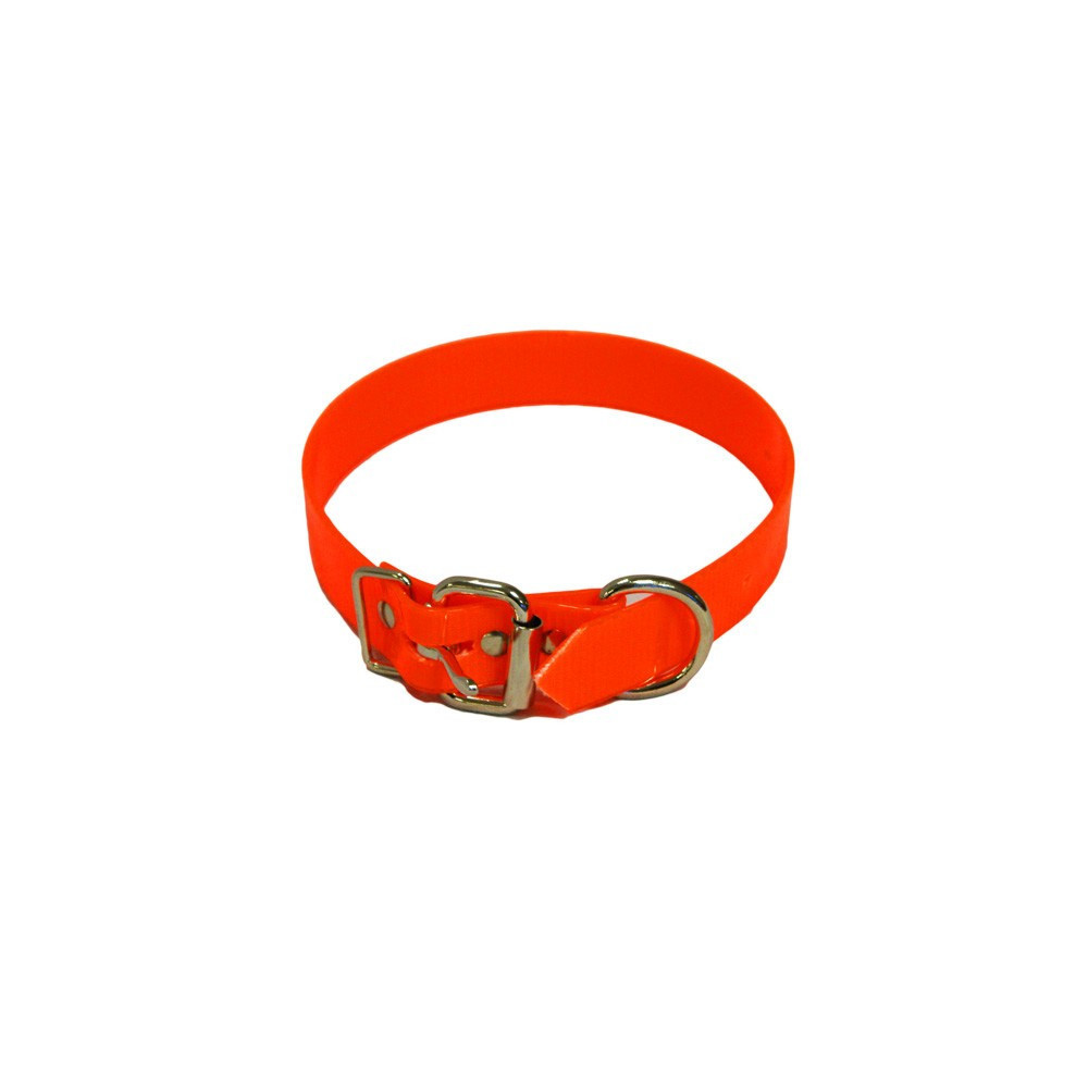 Collier fluorescent pour chien de chasse 35cm.