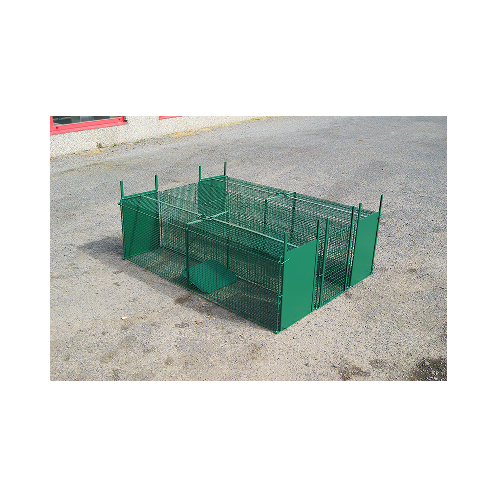 Cage 3 compartiments 150x105x45