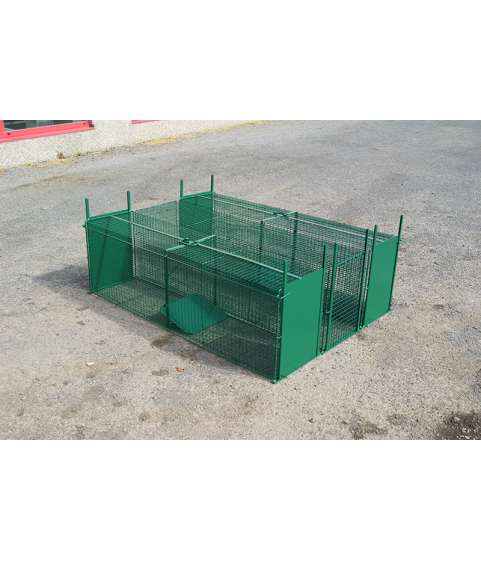 Cage 3 compartiments 150x105x45