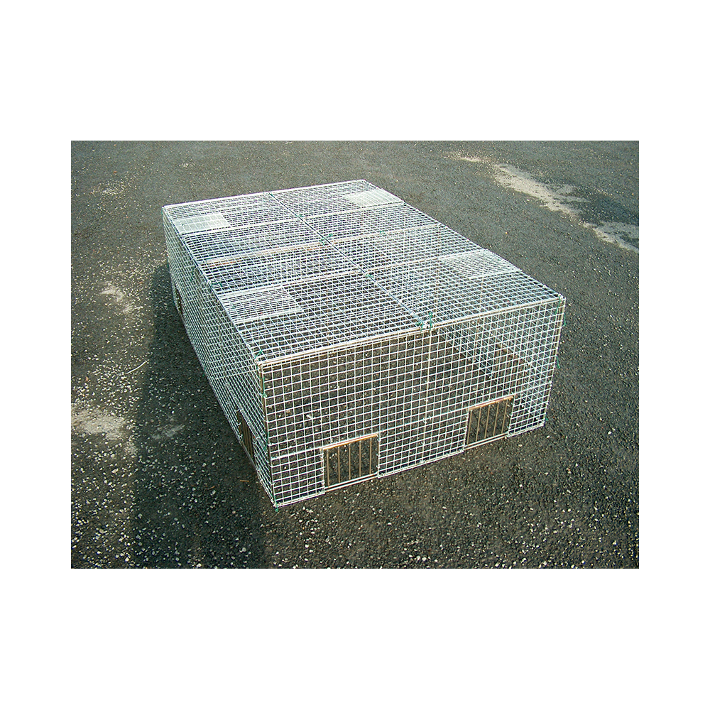 Cage attrape pigeons 8 entrées.