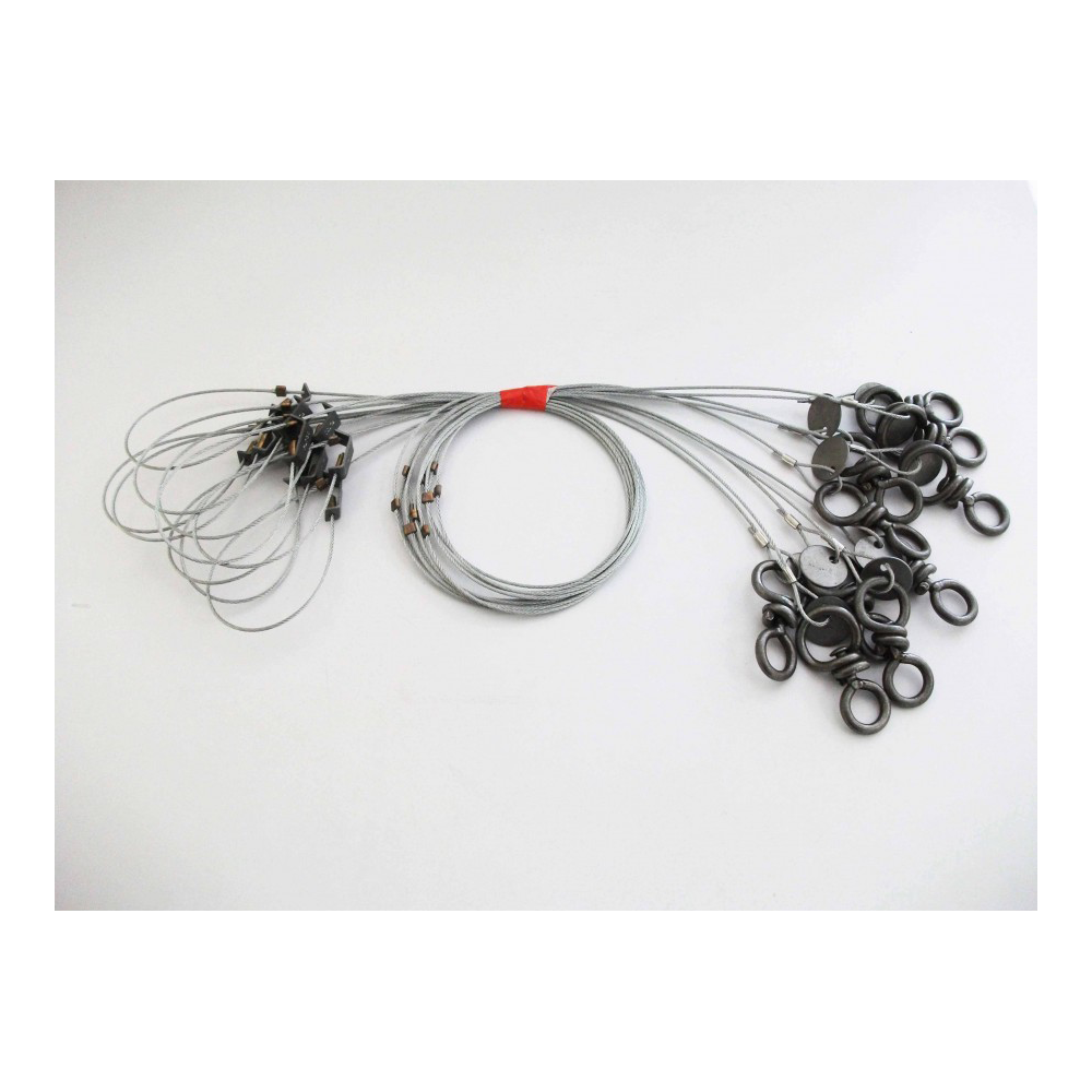 Lot de 10 Collets en cable Français